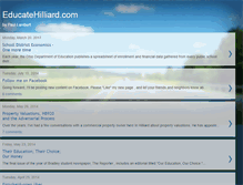 Tablet Screenshot of educatehilliard.com